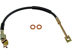 Front Brake Hydraulic Hose; Driver Side (87-89 Jeep Wrangler YJ)