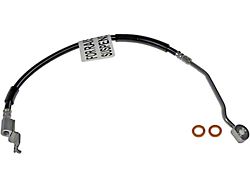 Front Brake Hydraulic Hose for Lifted Applications; Driver Side (90-95 Jeep Wrangler YJ w/o ABS)