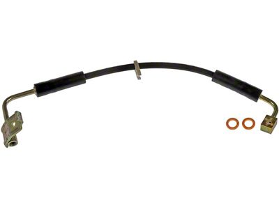 Front Brake Hydraulic Hose; Passenger Side (07-10 Jeep Wrangler JK)