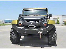 Front Bumper; Textured Black (18-25 Jeep Wrangler JL)