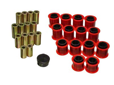 Front Control Arm Bushings; Black (18-25 Jeep Wrangler JL)