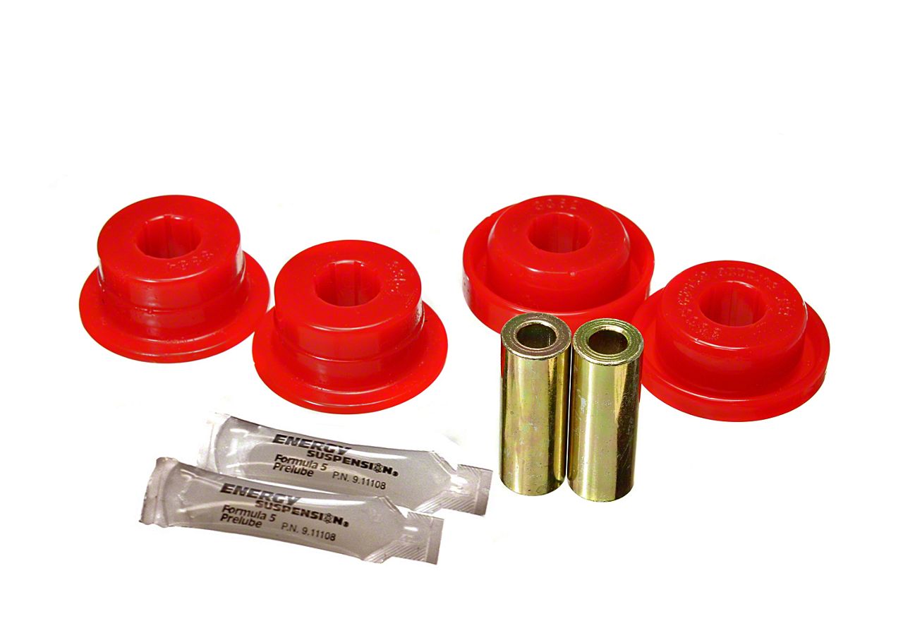 Jeep Wrangler Front Control Arm Bushings; Red (9706 Jeep Wrangler TJ