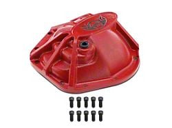 Front Differential Cover; Red (97-18 Jeep Wrangler TJ & JK w/ Dana 44 Axle)