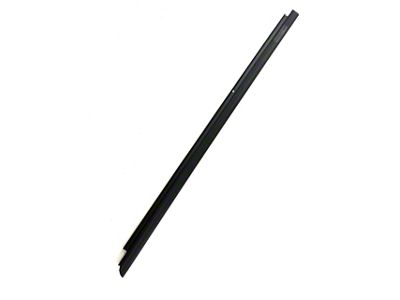 Front Door Outer Belt Weatherstrip; Driver Side (07-18 Jeep Wrangler JK)