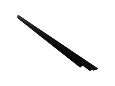 Front Door Outer Glass Seal; Driver Side (07-18 Jeep Wrangler JK)