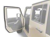 Front Door Seal; Driver Side (07-18 Jeep Wrangler JK)