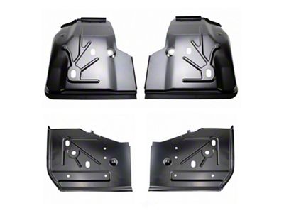 Front Floor Pans; Driver and Passenger Side (97-06 Jeep Wrangler TJ)