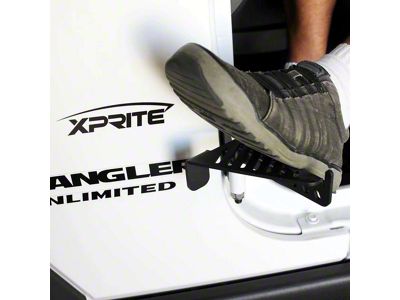 Front Foot Pegs; Slots (07-18 Jeep Wrangler JK)