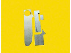 Front Frame Rust Repair Kit; Passenger Side (87-95 Jeep Wrangler YJ)