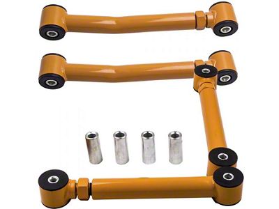 Front Lower and Rear Upper Control Arms for 0 to 4-Inch Lift (97-06 Jeep Wrangler TJ)