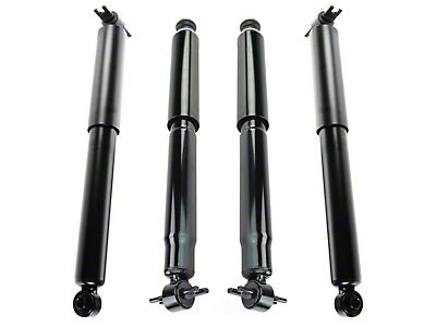 Front And Rear Shock Absorbers P1 Series For Jeep Wrangler JK 2007-2018 - 0-2.5 Inch Lift Heavy Duty Set