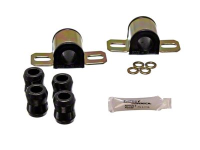Front Sway Bar Bushings; 15/16-Inch; Black (76-86 Jeep CJ7)
