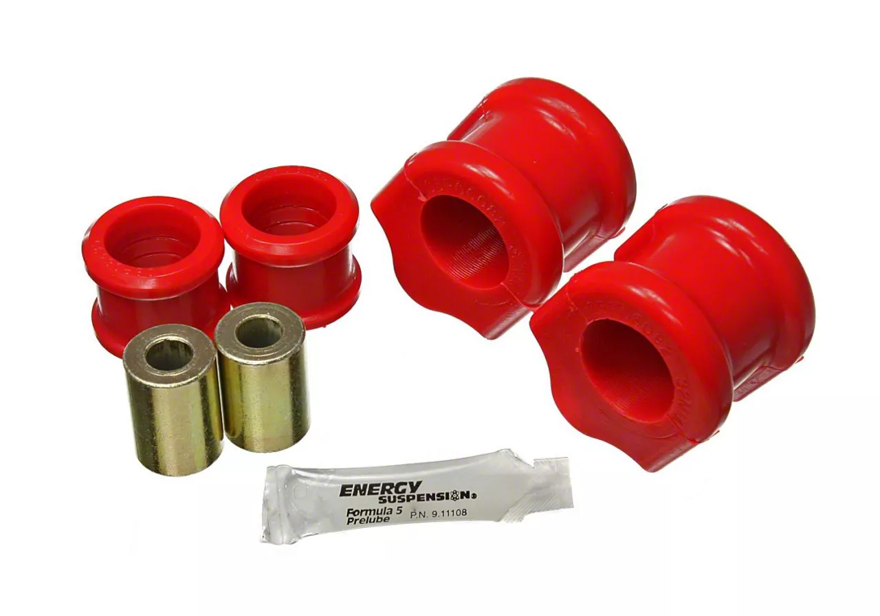Jeep Wrangler Front Sway Bar Bushings; 32mm; Red (1824 Jeep Wrangler
