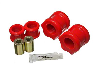 Front Sway Bar Bushings; 32mm; Red (18-25 Jeep Wrangler JL Rubicon)