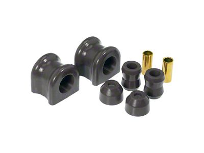 Front Sway Bar and End Link Bushing Kit; 30.5mm Bar; Black (97-06 Jeep Wrangler TJ)