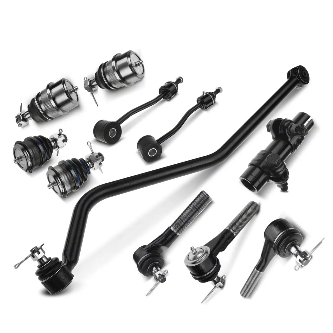 Jeep Wrangler Front Track Bar, Ball Joint, Steering Drag Link Adjusting