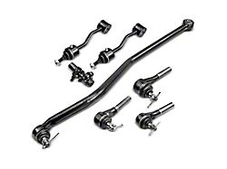 Front Track Bar, Steering Drag Link Adjusting Sleeve, Sway Bar Link and Tie Rod End Kit (97-06 Jeep Wrangler TJ)