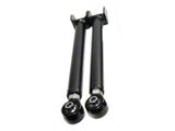 Front Upper Adjustable Control Arms; Black (07-18 Jeep Wrangler JK)