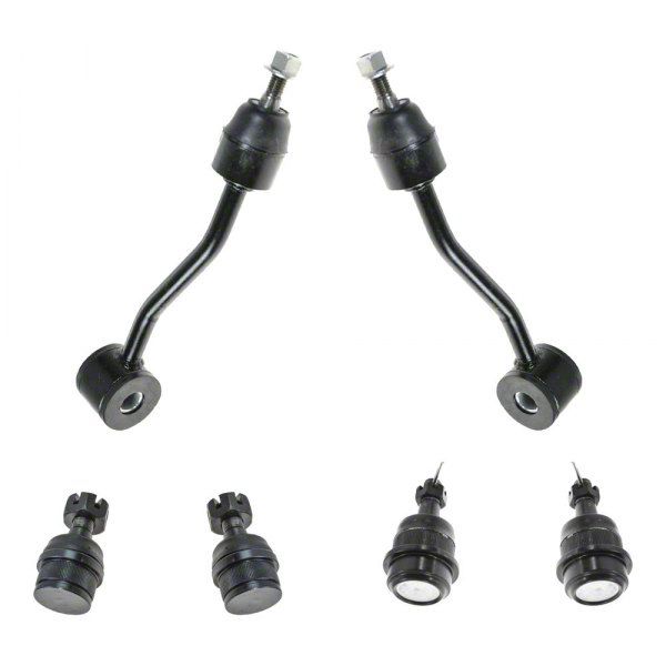 thumbnail image 2 of ECCPP 12pc Front Suspension Kit For Jeep Wrangler TJ 1997-2006 – Control Arms, Ball Joints, Sway Bar, Tie Rod Ends, Greasable 2 of 3