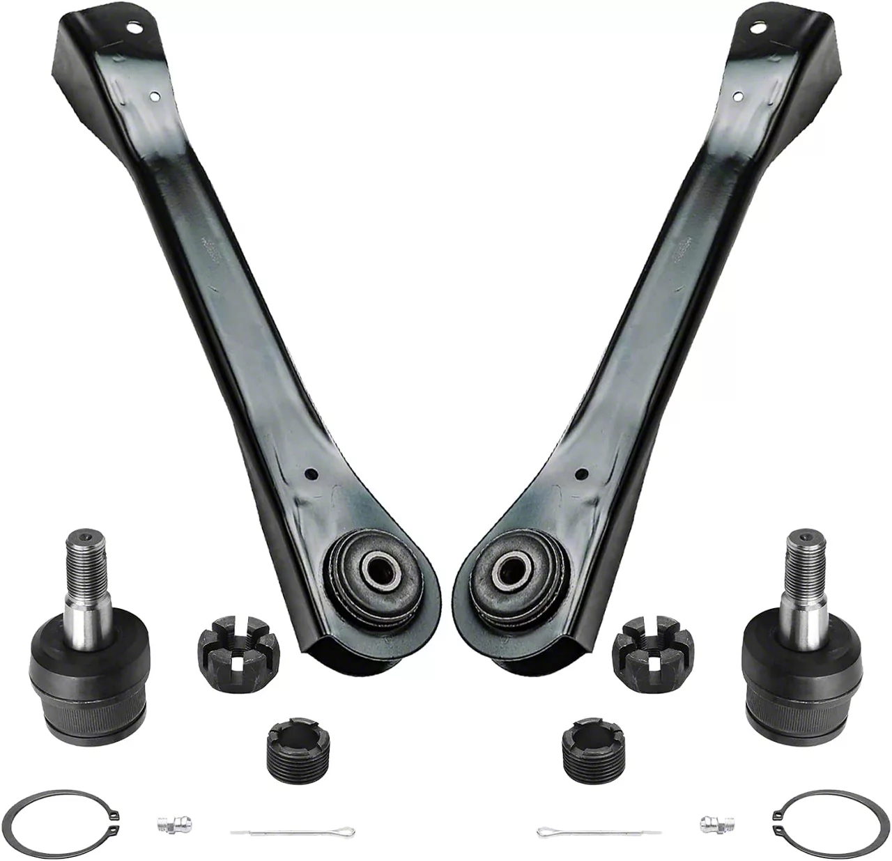Jeep Wrangler Front Upper Control Arms with Ball Joints (9706 Jeep Wrangler TJ) Free Shipping