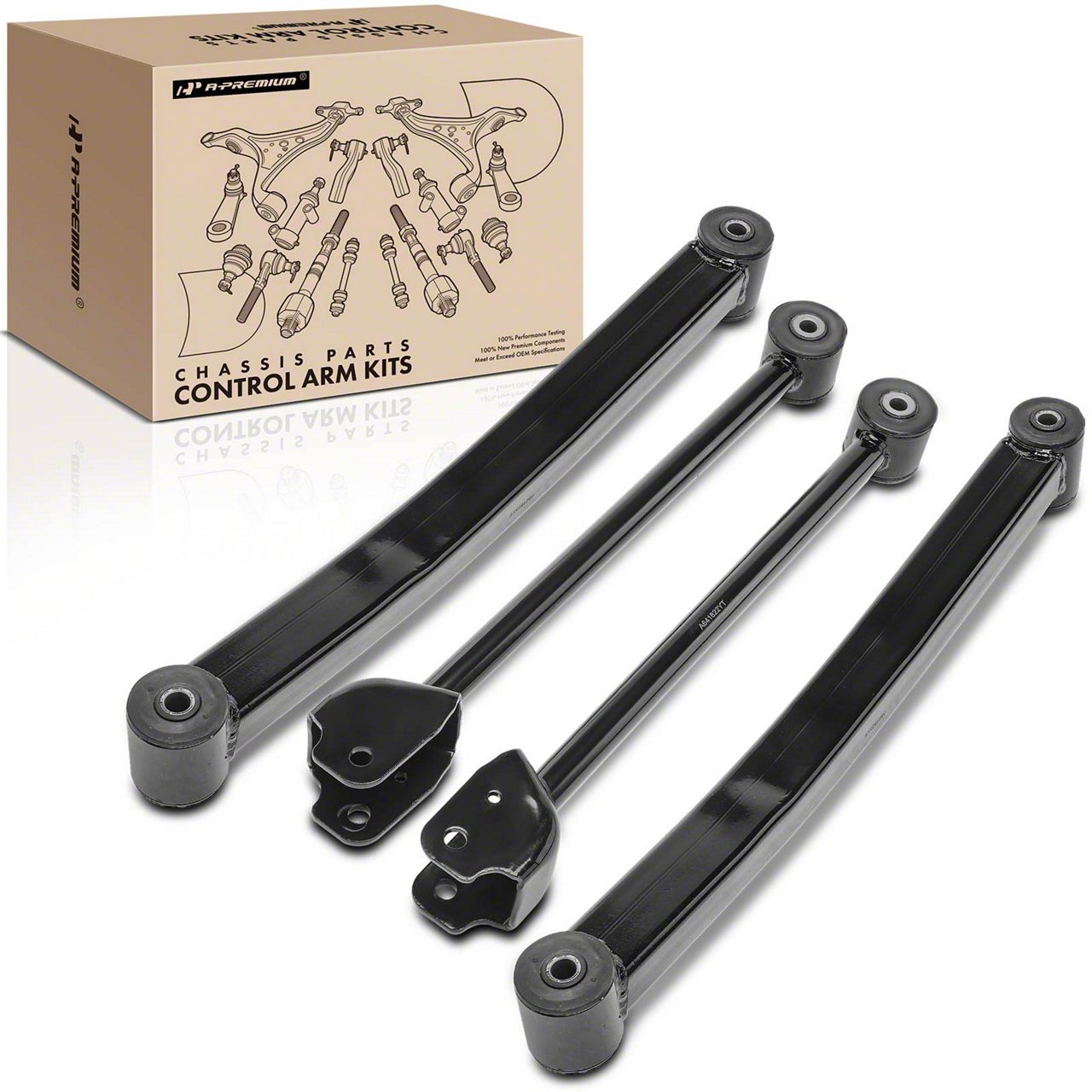 Pair Front & Rear Lower Control Arms For Jeep Wrangler TJ 97-06 – Evan-Fischer Direct Replacement