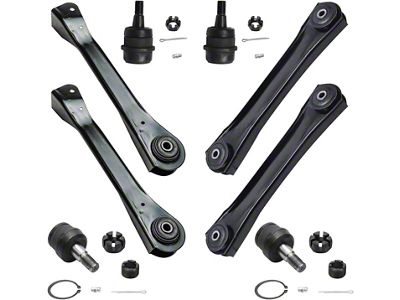 Front Upper and Lower Control Arms with Ball Joints (97-06 Jeep Wrangler TJ)