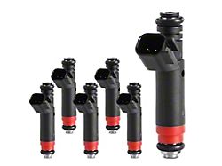 Fuel Injector Kit; Set of 6; Black (05-06 4.0L Jeep Wrangler TJ)