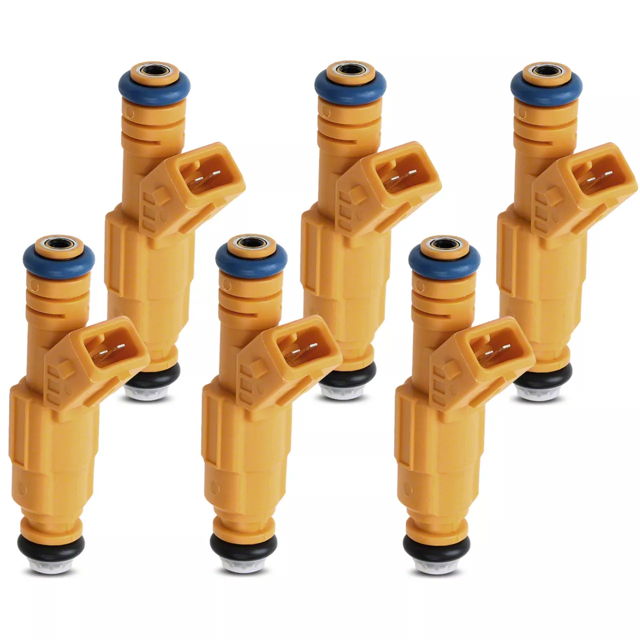 Jeep Wrangler Fuel Injectors; Set of Six (9198 4.0L Jeep Wrangler YJ & TJ) Free Shipping