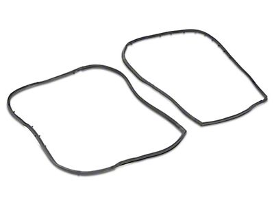 Jeep Wrangler Door Window Run Channel Weatherstripping; Driver