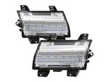 Full LED Side Marker Lights with Sequential Turn Signals; Chrome (18-25 Jeep Wrangler JL w/ Factory LED Light Package)