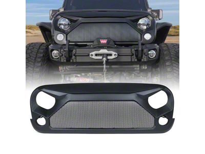 Gladiator Series Grille with Steel Mesh (07-18 Jeep Wrangler JK)