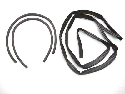 Glass Run Window Channel Kit for Fixed Vent Windows (79-86 Jeep CJ5 & CJ7)