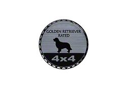 Golden Retriever Rated Badge (Universal; Some Adaptation May Be Required)
