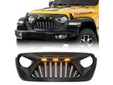 American Modified Goliath Grille with LED Amber Lights (18-26 Jeep Wrangler JL)