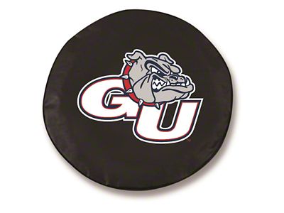 Gonzaga University Spare Tire Cover; Black (66-18 Jeep CJ5, CJ7, Wrangler YJ, TJ & JK)