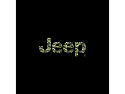 Jeep Licensed by TruShield Green Camo Logo Tire Cover (87-06 Jeep Wrangler YJ & TJ)
