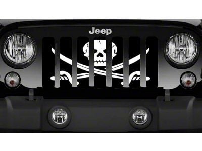 Grille Insert; Ahoy Matey (18-25 Jeep Wrangler JL w/o TrailCam)