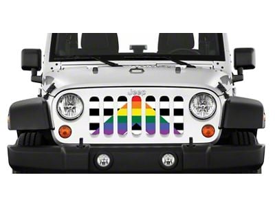 Grille Insert; Ally Flag (87-95 Jeep Wrangler YJ)