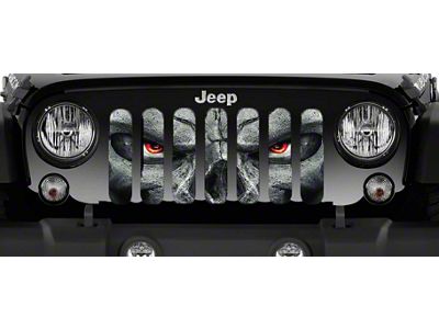 Grille Insert; Always Watching Red Eyes (97-06 Jeep Wrangler TJ)