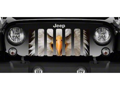 Grille Insert; American Eagle (76-86 Jeep CJ5 & CJ7)