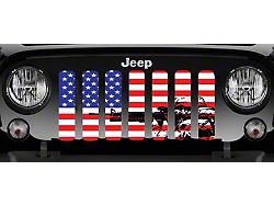 Grille Insert; American Soldier (87-95 Jeep Wrangler YJ)