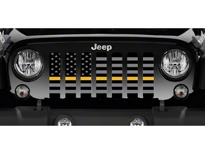 Grille Insert; American Tactical Gold Line (76-86 Jeep CJ5 & CJ7)