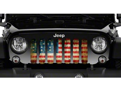 Grille Insert; American Victory (97-06 Jeep Wrangler TJ)