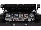 Grille Insert; Angry Patriot (87-95 Jeep Wrangler YJ)