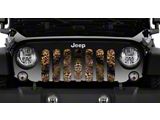 Grille Insert; Baroque Animal Print (18-25 Jeep Wrangler JL w/o TrailCam)