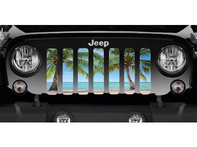 Grille Insert; Beach Life (07-18 Jeep Wrangler JK)