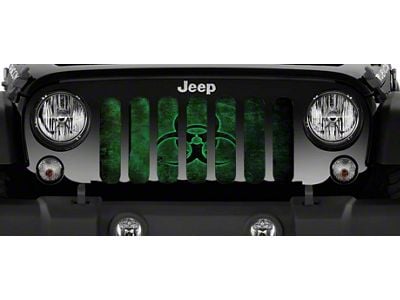Grille Insert; Biohazard Glow (97-06 Jeep Wrangler TJ)