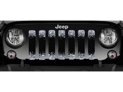 Grille Insert; Black and Silver Fleck (07-18 Jeep Wrangler JK)