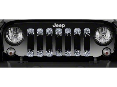 Grille Insert; Black and Silver Fleck (97-06 Jeep Wrangler TJ)