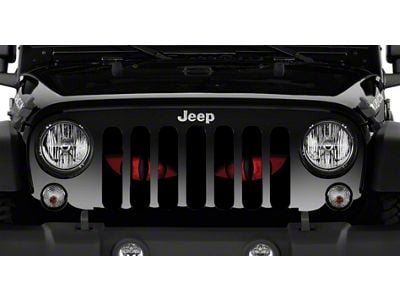 Grille Insert; Chaos (18-25 Jeep Wrangler JL w/o TrailCam)